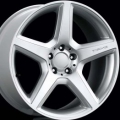 AMG Wheel, light-alloy, 19" Style III, sterling silver paint finish